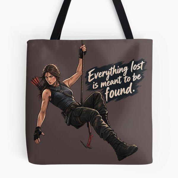 Item preview, Lara Croft - Tomb Raider 'Everything lost is meant to be found.' Print designed and sold by btluvs.