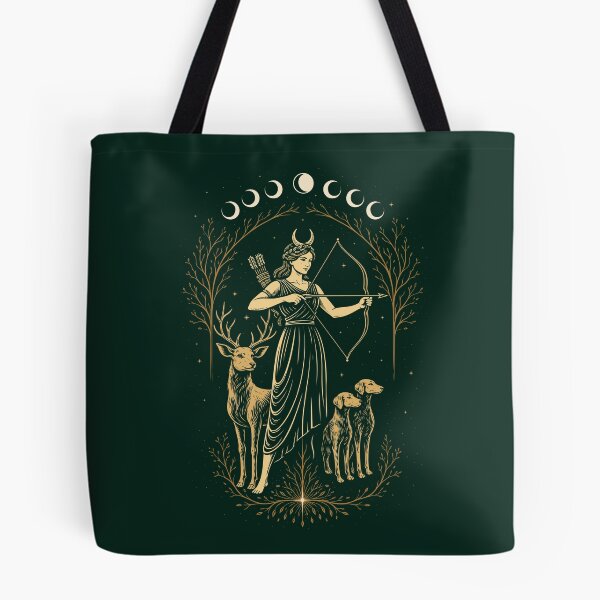 Item preview, Goddess Diana, Moon Phases, Deer Hunt, Goddess designed and sold by Christine Krahl.