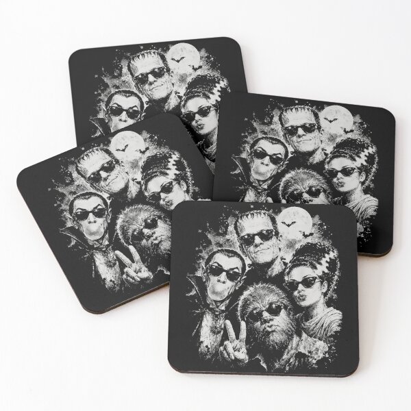 Item preview, Vintage 90s Halloween Frankenstein Monsters Selfie Lovers designed and sold by Melissanet.