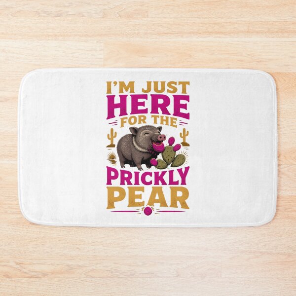 Item preview, Funny Javelina and Prickly Pear – Collared Peccary Arizona designed and sold by Art-Arcade6.