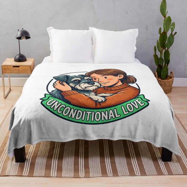 Item preview, Unconditional Love Schnauzer Mom designed and sold by Bad-Decisions-Designs.
