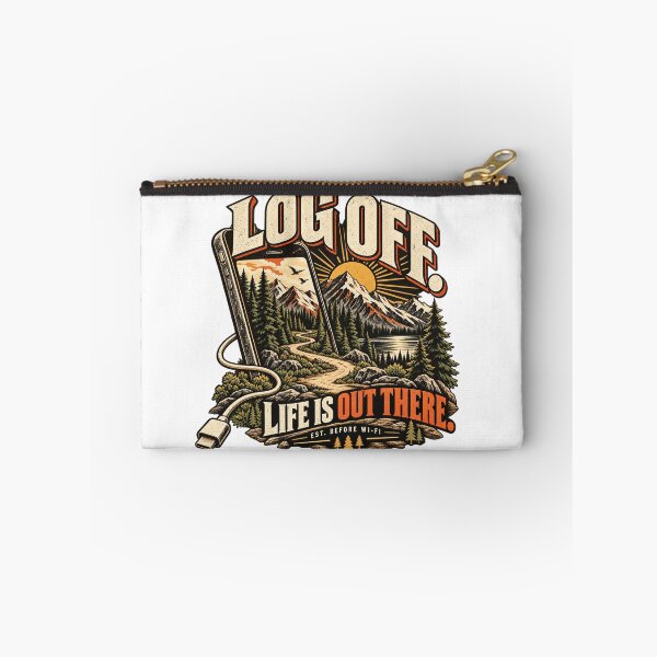 Item preview, Log Off – Life Is Out There | Vintage Digital Detox Outdoor Design designed and sold by OMAR SAYOURI.