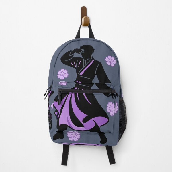Item preview, Hanbok Silhouette – K-Pop Purple Aesthetic Illustration designed and sold by bloomling.