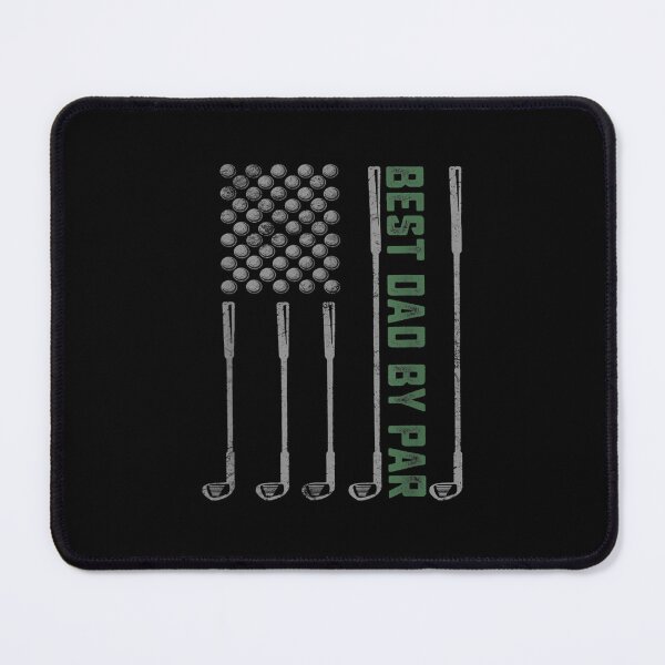 Item preview, Best Dad By Par Vintage Golf Clubs American Flag designed and sold by WhimsyWeird.