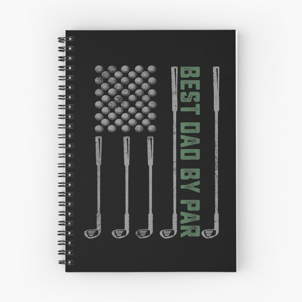 Item preview, Best Dad By Par Vintage Golf Clubs American Flag designed and sold by WhimsyWeird.