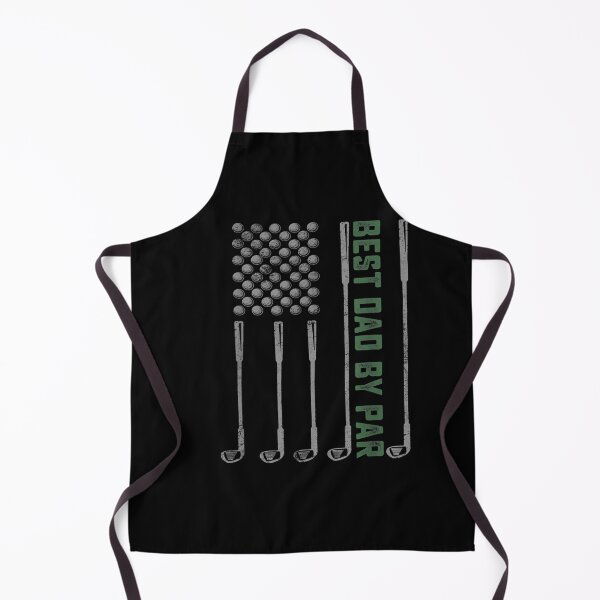 Item preview, Best Dad By Par Vintage Golf Clubs American Flag designed and sold by WhimsyWeird.