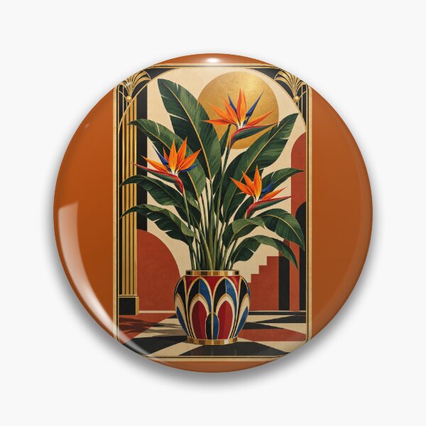Item preview, Bird of paradise art deco designed and sold by saranagliccuris.