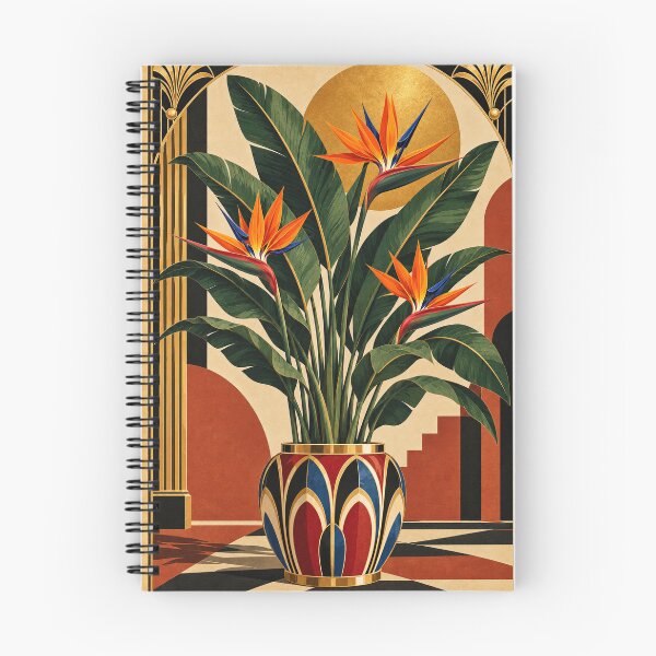 Item preview, Bird of paradise art deco designed and sold by saranagliccuris.