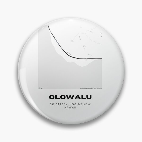 Item preview, Olowalu Maui Map | Minimalist West Maui Coastal Location Design designed and sold by RM-Journey.