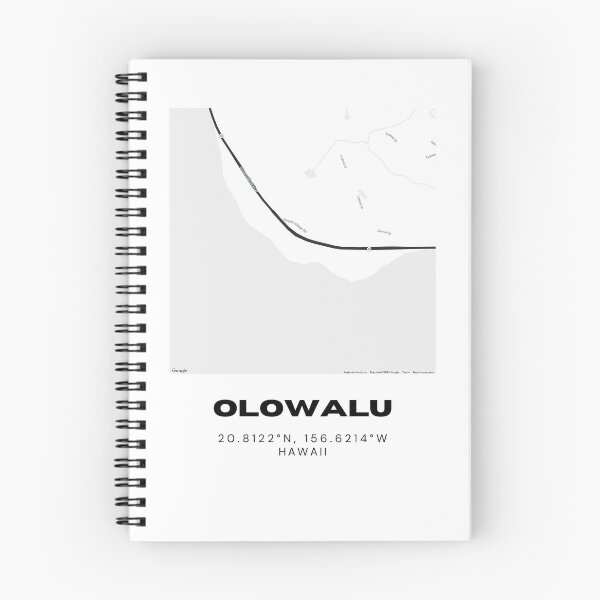 Item preview, Olowalu Maui Map | Minimalist West Maui Coastal Location Design designed and sold by RM-Journey.
