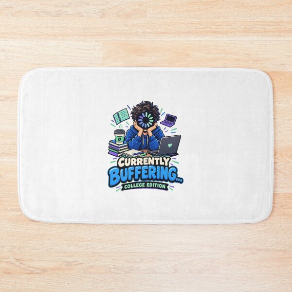 Item preview, Currently Buffering College Edition – Funny Student Life T-Shirt designed and sold by Print-Mingle01.
