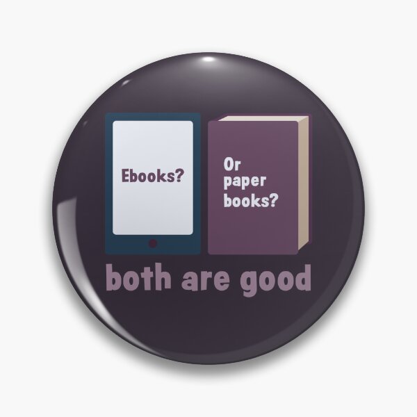 Item preview, Ebooks or paper books? designed and sold by NuranCawthorne.