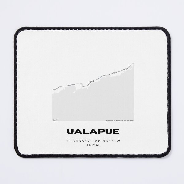 Item preview, Ualapue Molokai Map | Minimalist East Molokai Hawaii Design designed and sold by RM-Journey.