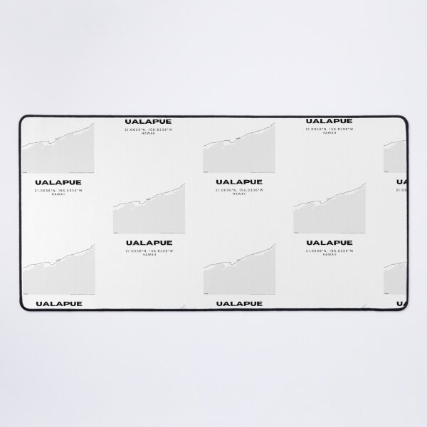 Item preview, Ualapue Molokai Map | Minimalist East Molokai Hawaii Design designed and sold by RM-Journey.