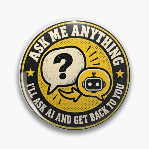 Item preview, Funny Ask Me Anything Shirt | AI Dependent Sarcastic Tee | Trendy Chatbot Graphic T-Shirt designed and sold by RokomariFabric.