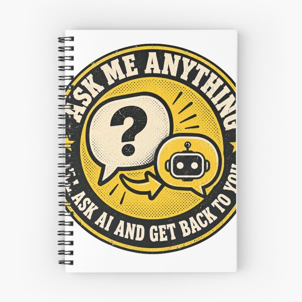 Item preview, Funny Ask Me Anything Shirt | AI Dependent Sarcastic Tee | Trendy Chatbot Graphic T-Shirt designed and sold by RokomariFabric.
