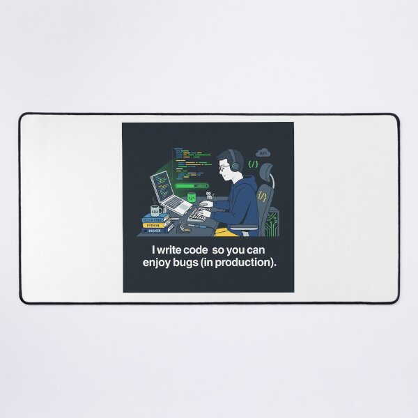 Item preview, Enjoy Bugs In Production Software Engineer designed and sold by Bad-Decisions-Designs.