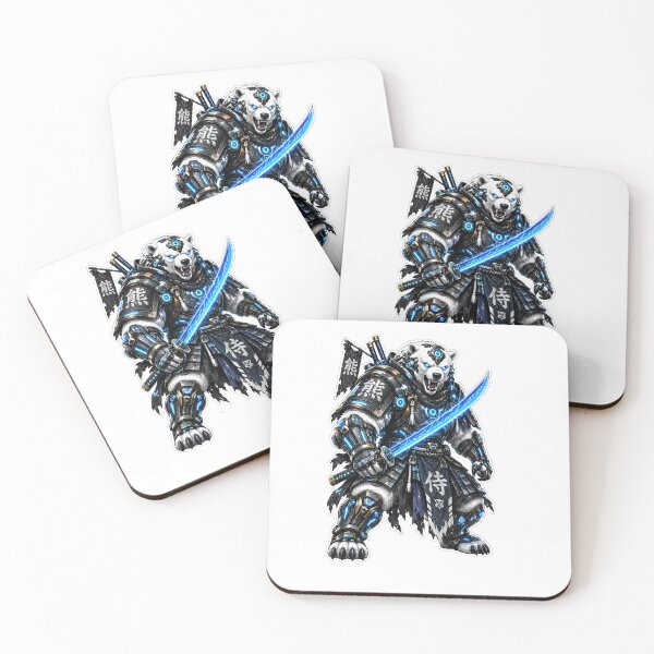 Item preview, Cyberpunk Cyber Samurai Bear Armor Art designed and sold by RiteshCenter .
