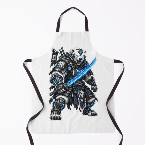 Item preview, Cyberpunk Cyber Samurai Bear Armor Art designed and sold by RiteshCenter .