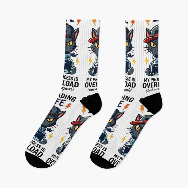 Item preview, Reloading Life Magic Electric Black Cat Design designed and sold by Pyt27.