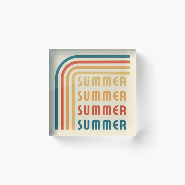 Item preview, Retro Rainbow Summer Stack Vintage 70s Summer Vibes Design designed and sold by HYPNK.