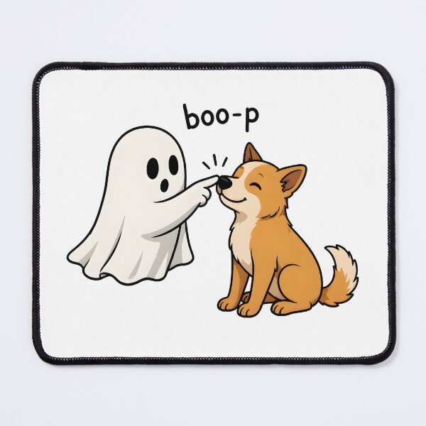 Item preview, Ghost Booping Dog Funny Halloween Dog Lover Gift designed and sold by OlyvieArt.