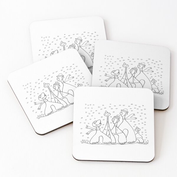 Item preview, Alien im Schnee - Alien in Snow designed and sold by Anke‘s Bazaar.