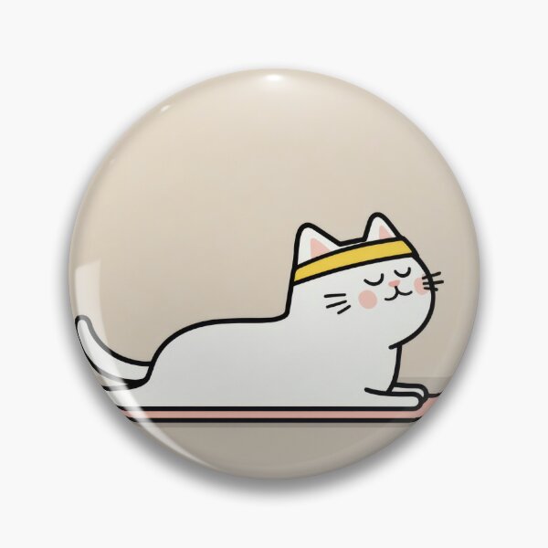 Item preview, Cat doing yoga on mat designed and sold by anytka.