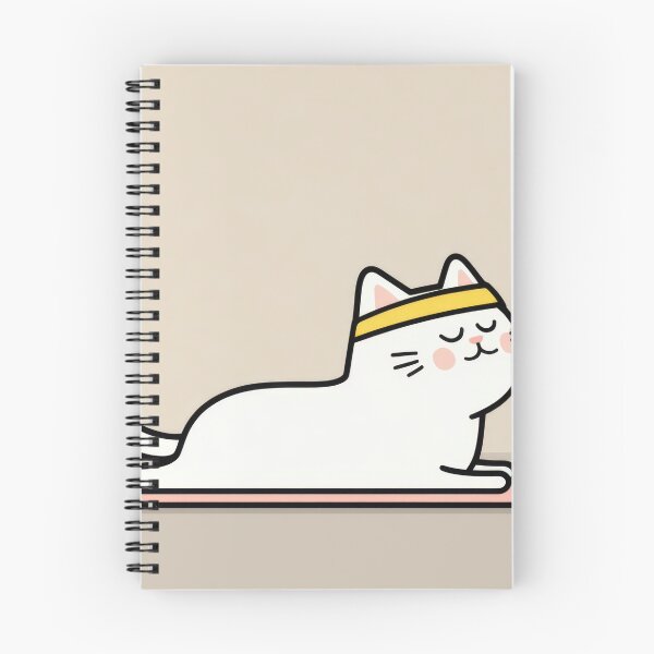 Item preview, Cat doing yoga on mat designed and sold by anytka.