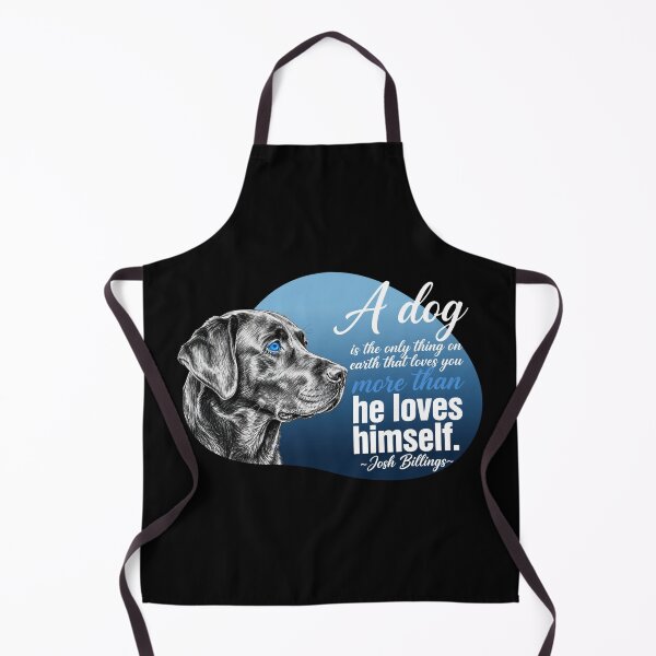 Item preview, A Dog Is The Only Thing On Earth That Loves You More Than Himself - Black Labrador Quote designed and sold by Vibe-Vary.