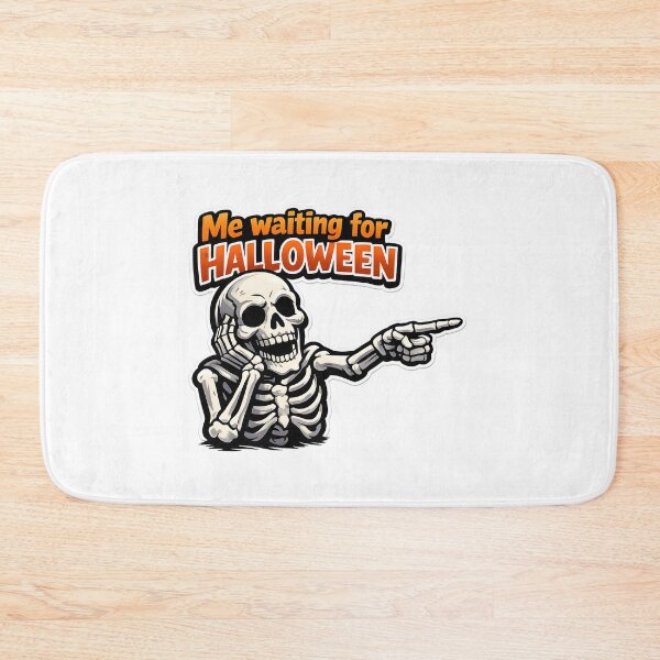 Item preview, Halloween Funny Skeleton Meme Gift Me Waiting For designed and sold by Artycom.