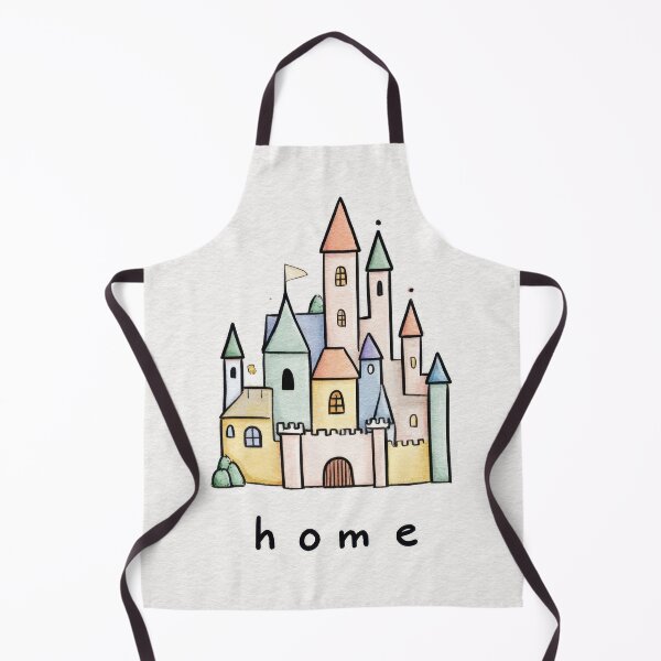 Item preview, Colorful castle with the word home designed and sold by anytka.