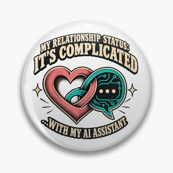 Item preview, Funny Relationship Status Shirt | AI Assistant Joke Tee | Sarcastic Single Humor T-Shirt designed and sold by RokomariFabric.
