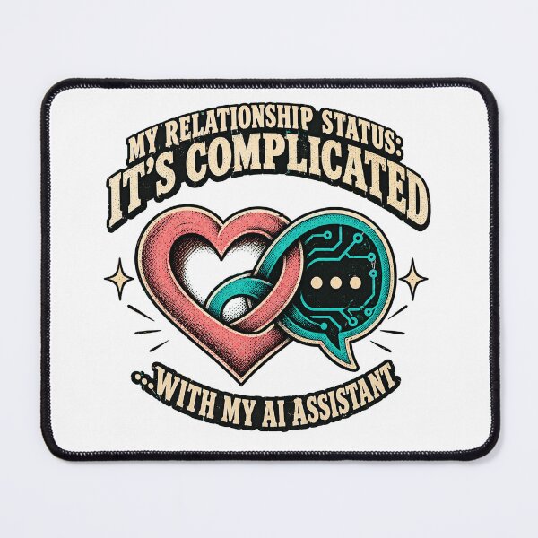 Item preview, Funny Relationship Status Shirt | AI Assistant Joke Tee | Sarcastic Single Humor T-Shirt designed and sold by RokomariFabric.