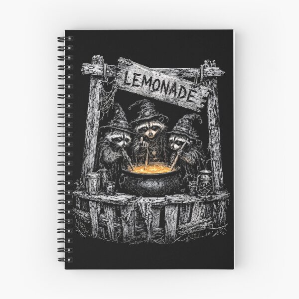 Item preview, Raccoon Witches Lemonade Stand Funny Halloween designed and sold by Melissanet.