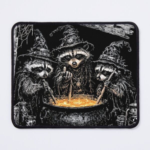 Item preview, Raccoon Witches Lemonade Stand Funny Halloween designed and sold by Melissanet.