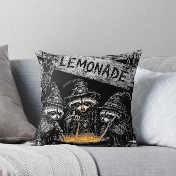 Item preview, Raccoon Witches Lemonade Stand Funny Halloween designed and sold by Melissanet.