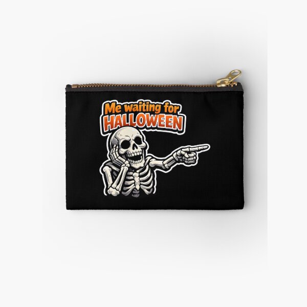 Item preview, Halloween Funny Skeleton Meme Gift Me Waiting For designed and sold by Artycom.