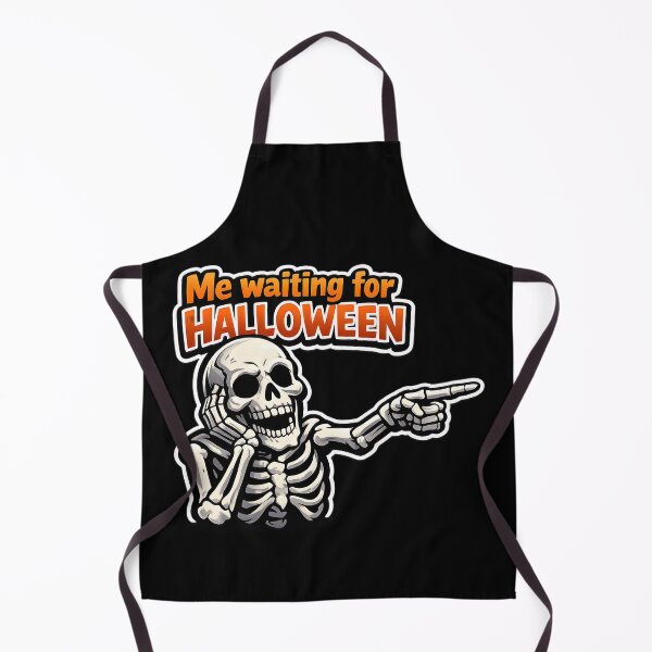Item preview, Halloween Funny Skeleton Meme Gift Me Waiting For designed and sold by Artycom.
