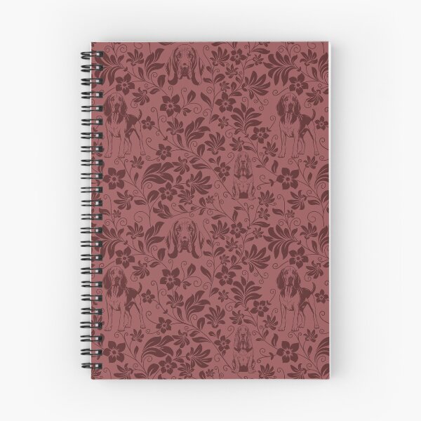 Item preview, Bloodhound Floral Pattern | Elegant Botanical Dog Design Red designed and sold by WildLakePatterns.