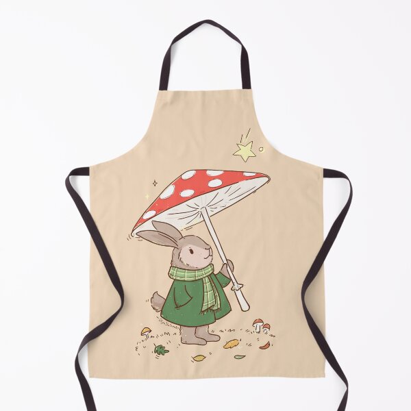 Item preview, Autumn rabbit with a little toadstool umbrella designed and sold by Olya Yatsenko.