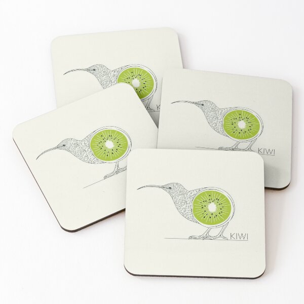 Item preview, Pájaro kiwi con el interior verde designed and sold by anytka.