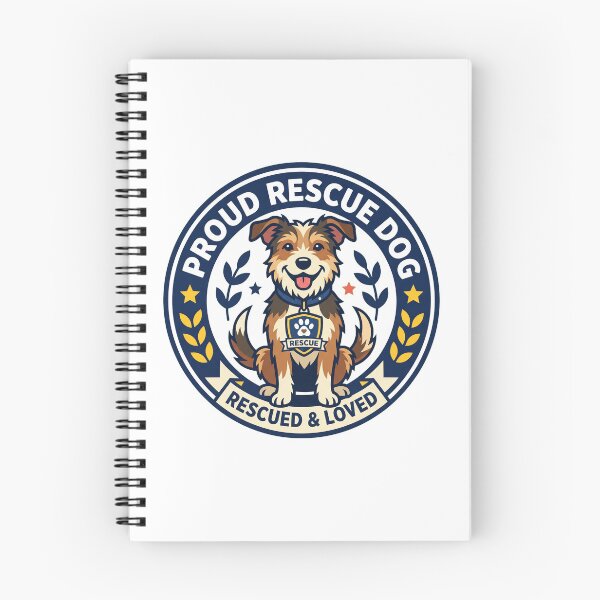 Item preview, Proud Rescue Dog Loved designed and sold by Bad-Decisions-Designs.