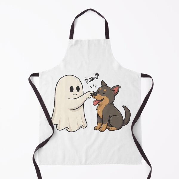 Item preview, Ghost Booping Dog Nose Cute Cartoon Art designed and sold by OlyvieArt.