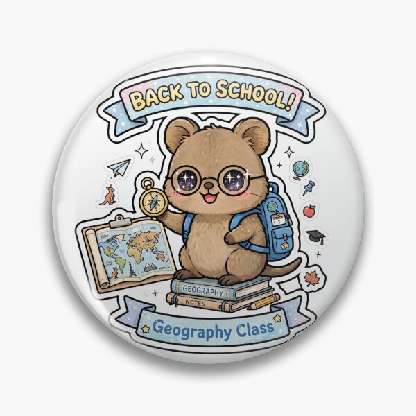 Item preview, Kawaii Quokka Geography Class Explorer designed and sold by Wildlife-Walk.