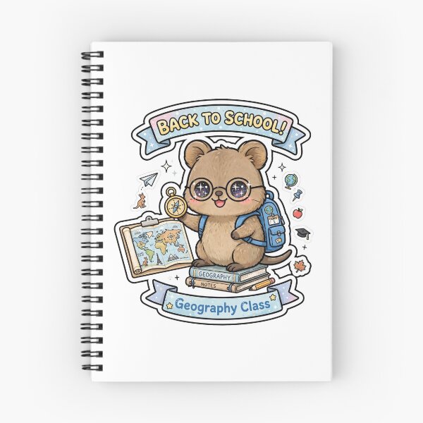 Item preview, Kawaii Quokka Geography Class Explorer designed and sold by Wildlife-Walk.