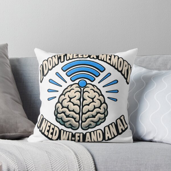 Item preview, Funny Wi-Fi and AI Shirt | Sarcastic Memory Joke Tee | Trendy Tech Graphic T-Shirt Gift designed and sold by RokomariFabric.
