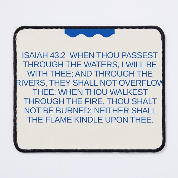 Item preview, Isaiah 43:2 designed and sold by Undonemadenew.
