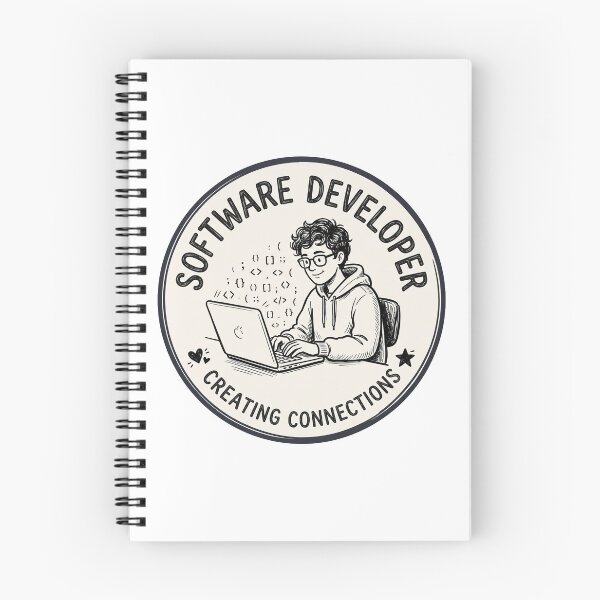 Item preview, Software Developer Creating Connections designed and sold by Bad-Decisions-Designs.