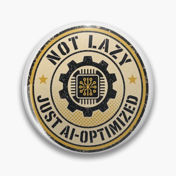Item preview, Not Lazy Just AI Optimized Funny Shirt | Sarcastic Efficiency Tee | Trendy Tech Graphic T-Shirt designed and sold by RokomariFabric.